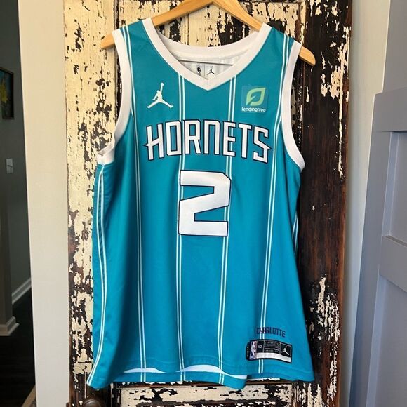 Jordan LaMelo Ball Charlotte Hornets Fast Break Replica Jersey - Icon Edition - Picture 1 of 8